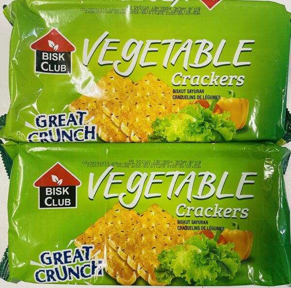 Vegetable crackers